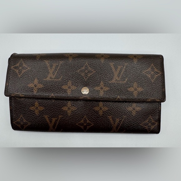 Louis Vuitton Brown Monogram Wallet | Professionally Refurbished - Picture 1 of 13